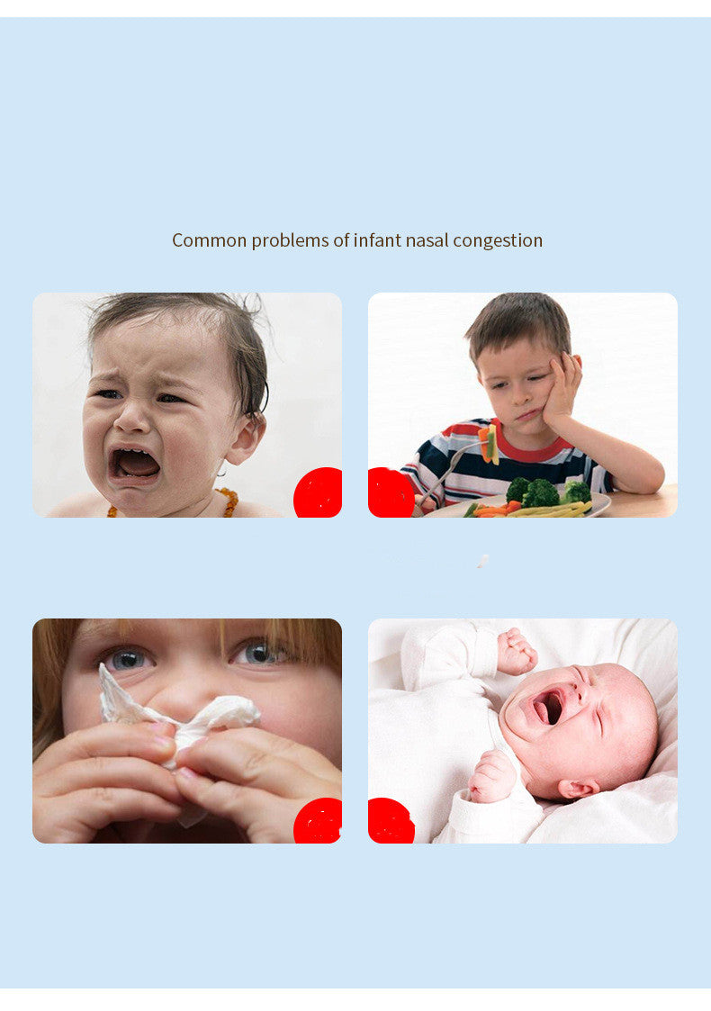 Baby Mouth Suction Nose Baby Cleaning Nose Anti-ride Nose Frida Nasal Aspirator