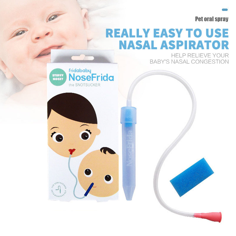 Baby Mouth Suction Nose Baby Cleaning Nose Anti-ride Nose Frida Nasal Aspirator