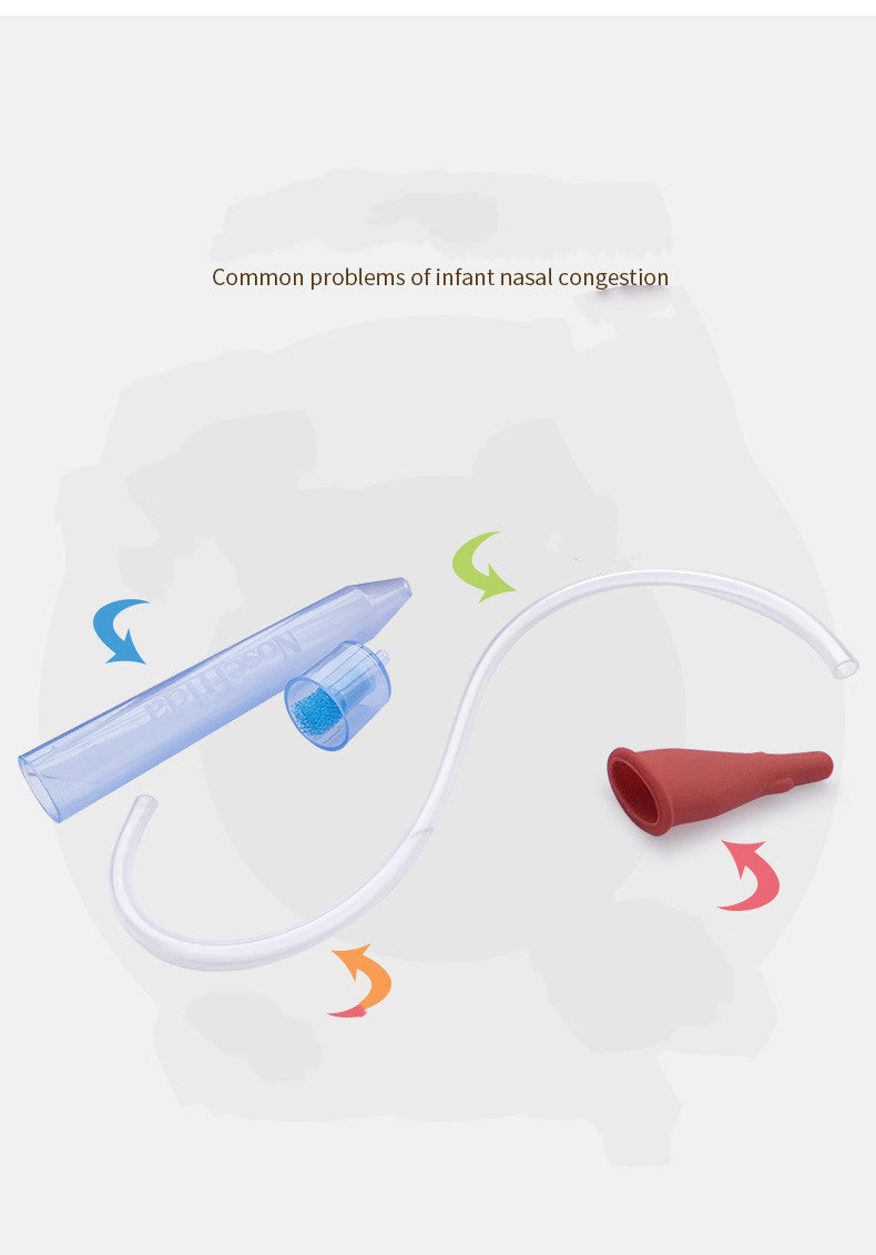 Baby Mouth Suction Nose Baby Cleaning Nose Anti-ride Nose Frida Nasal Aspirator
